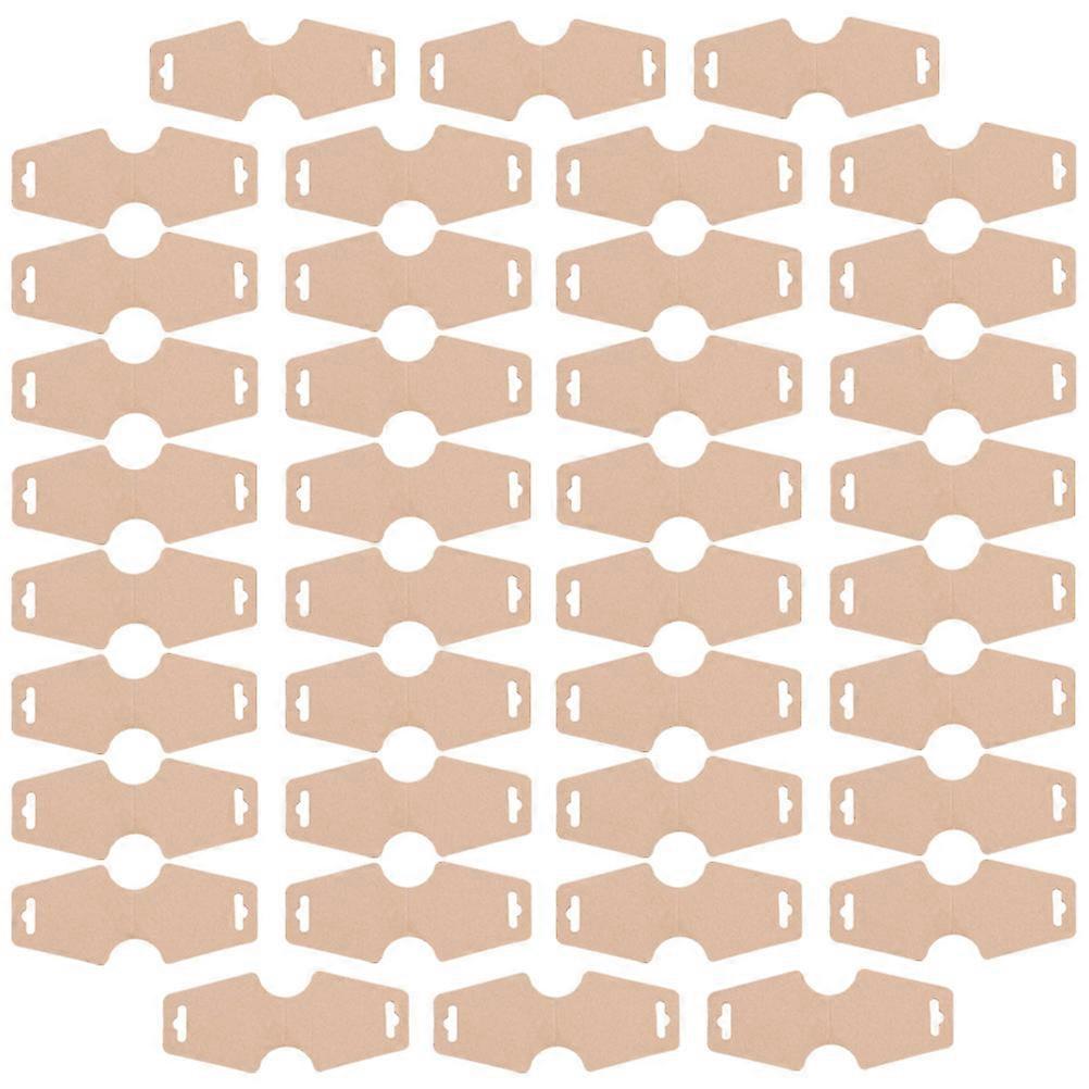 Brown Kraft Paper Jewelry Display Cards for Hanging Use 200 Pieces