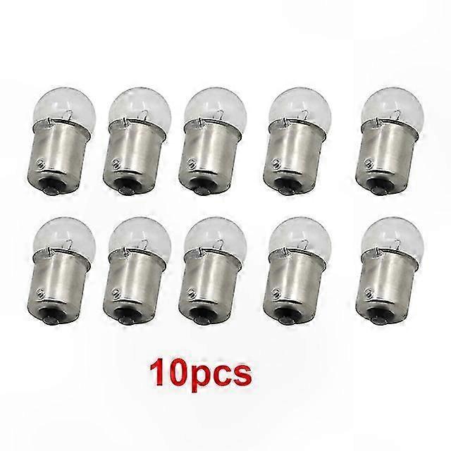 6V 8W LED Bulbs for Motorcycle Rear Turn Signal and Stop Light, Pack of 10/5, Compatible with Multiple Bike Models