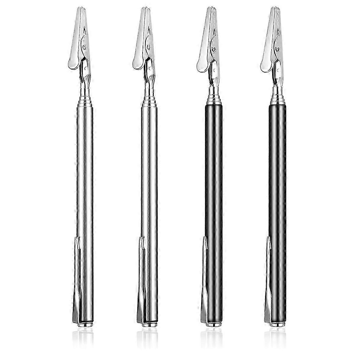 4Pieces Telescopic Alligator Clips Retractable for Jewelry