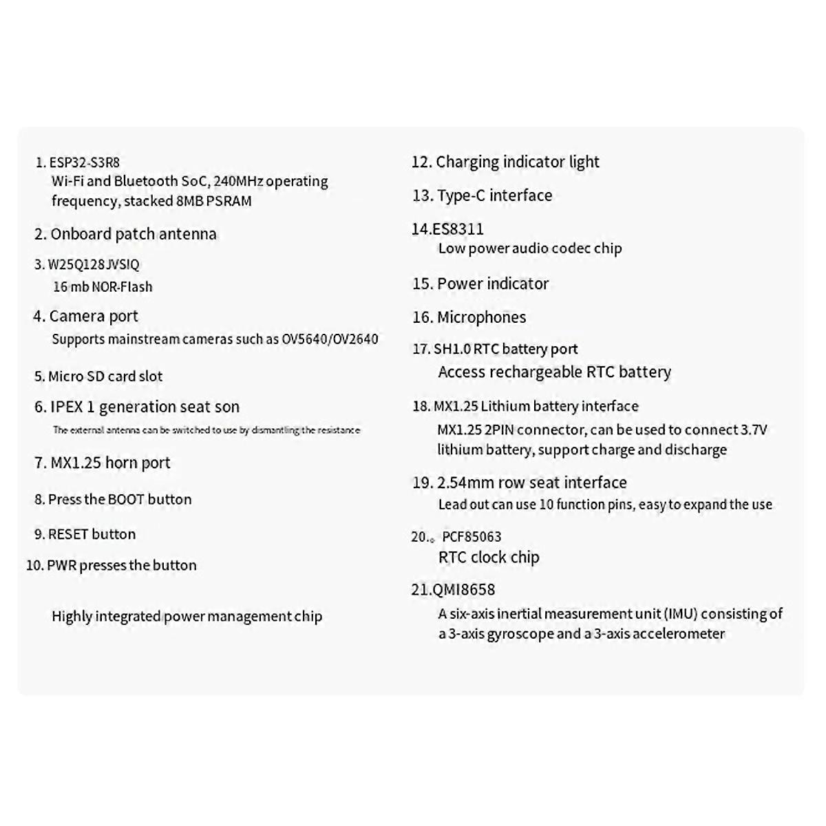 ESP32-S3 3.5 Inch LCD Screen Development Board IPS 320x480 Supports WiFi Bluetooth AI Voice Recognition