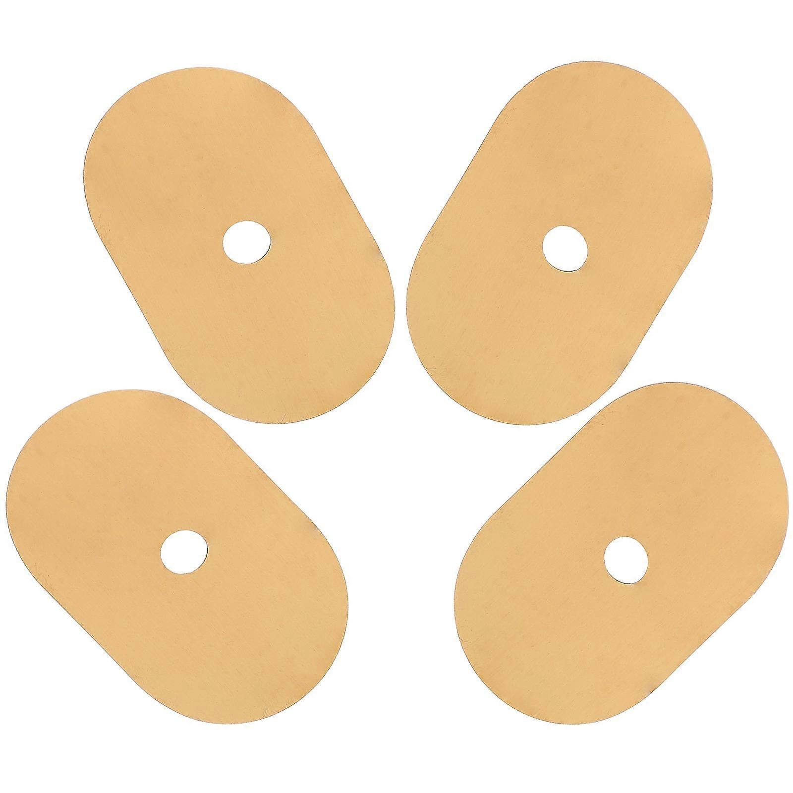 Drip Protector For Candles Copper Disc Church Service Wax Catching 4Pcs