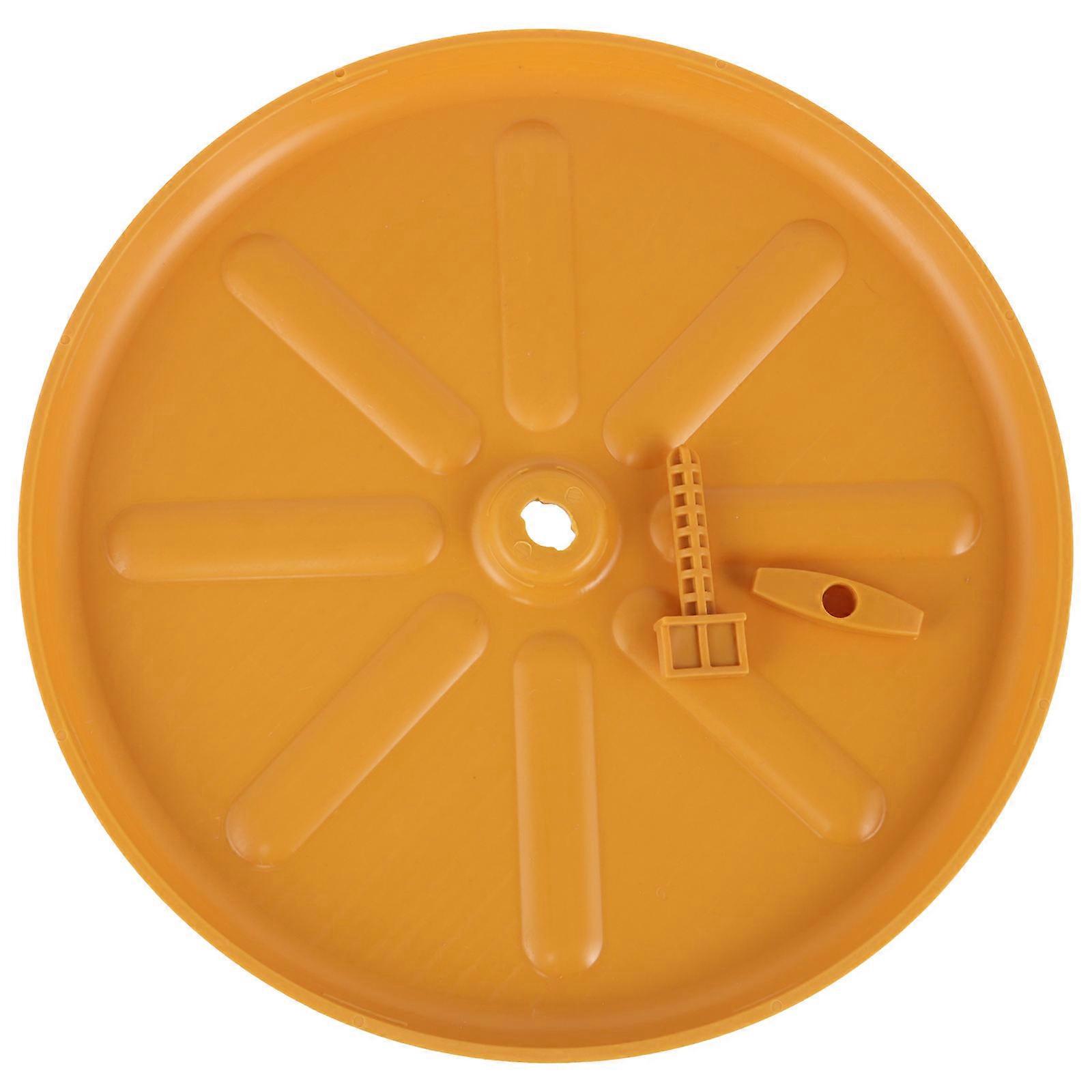 Yellow Plastic Bird Cage Tray for Small Parrots and Squirrels at Home Easy to Install