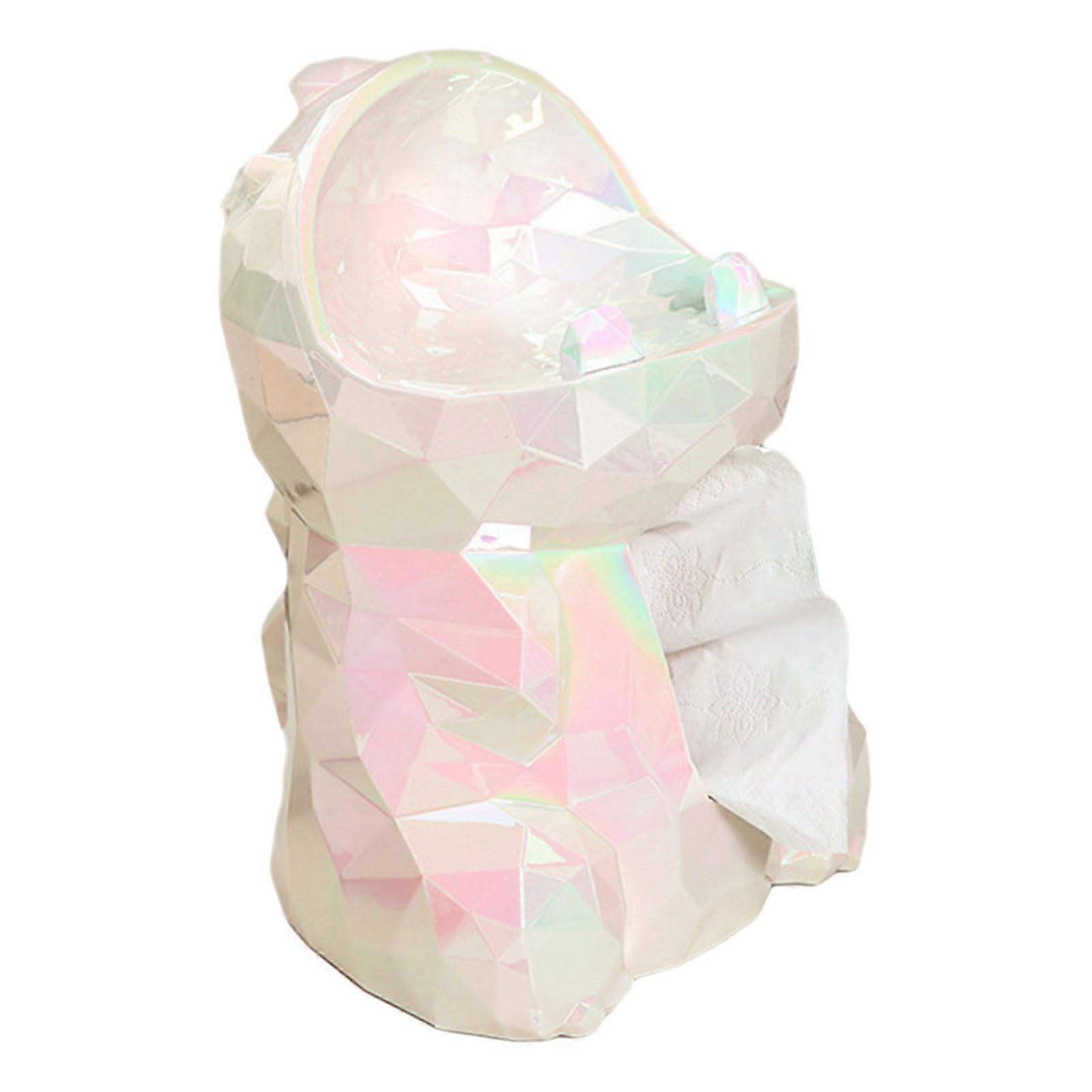 Playful Dinosaur Figurine Tissue Holder Dinosaur Shape Elegant Home Decor Contemporary Styling Dazzling Colors