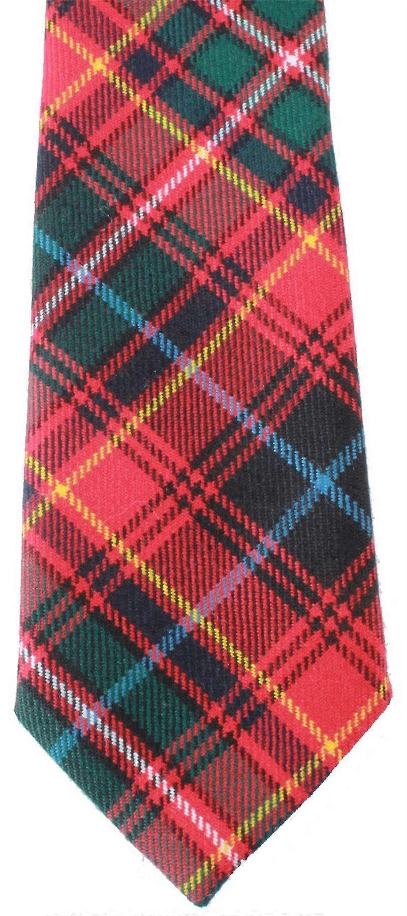 Locharron of Scotland Reiver Innes Modern Tartan Tie - Red/Green/Yellow