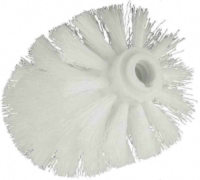 Replacement Toilet Brush Head, Set Of 9, 12mm Internal Thread, 8cm Diameter, White