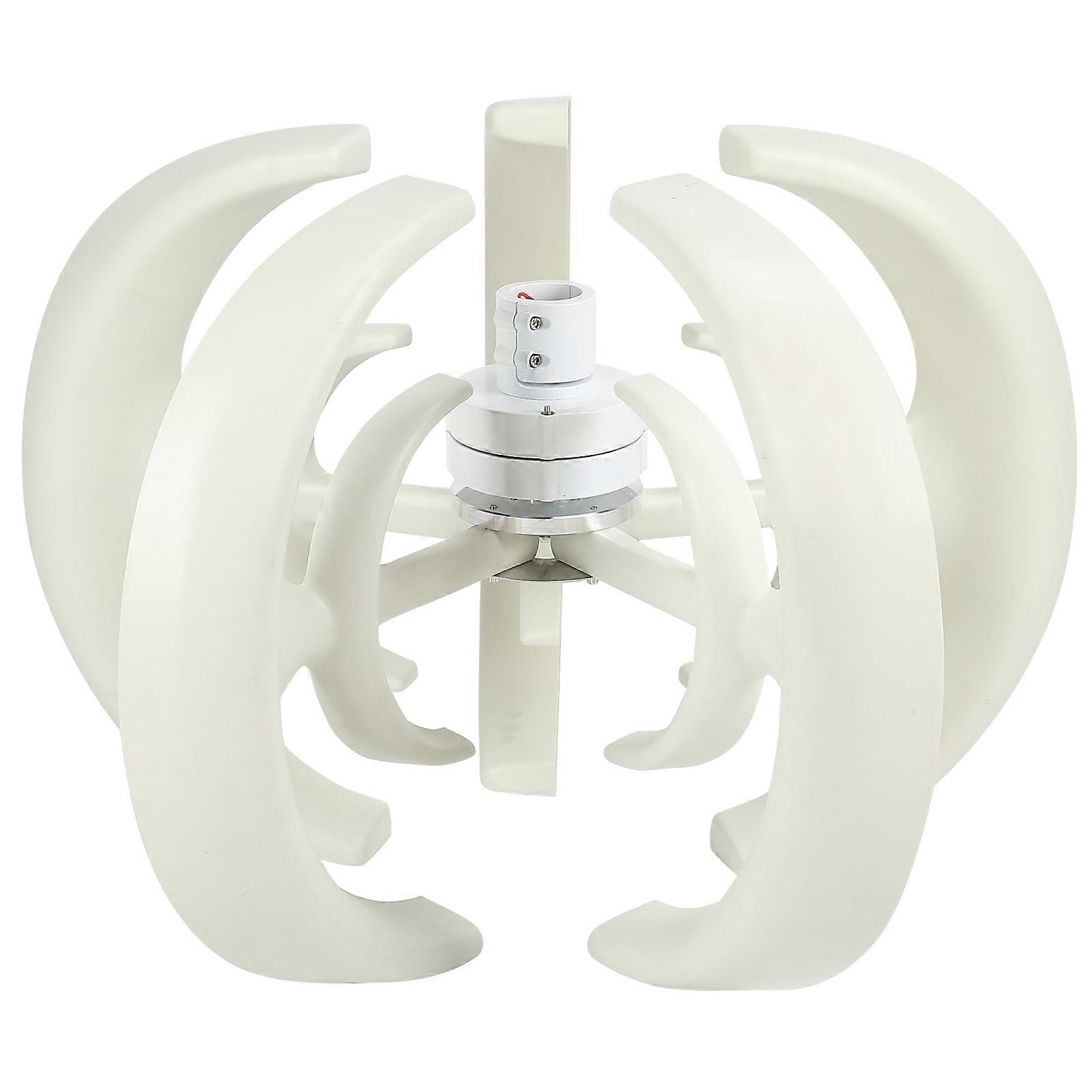 800W 5-Blade Wind Turbine Kit 48V White 0.9m Double Layer