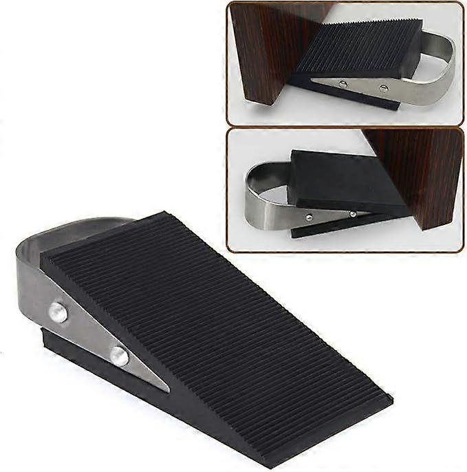 Door Wedge, 1 Pack Rubber Door Wedge Upgrade Door Stop, for Tiles,
