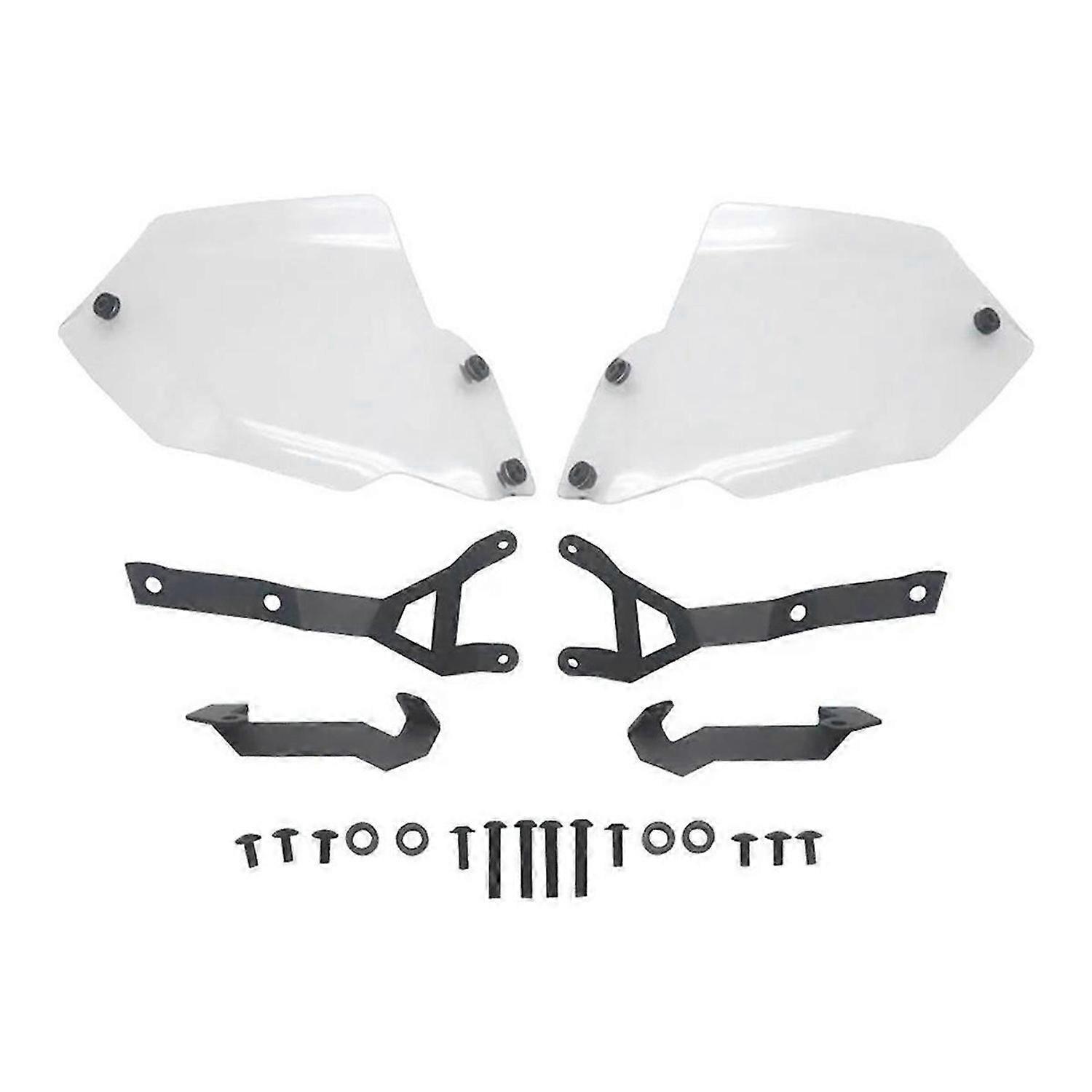 Motorcycle Handguard Extensions Hand Wind Shield Transparent