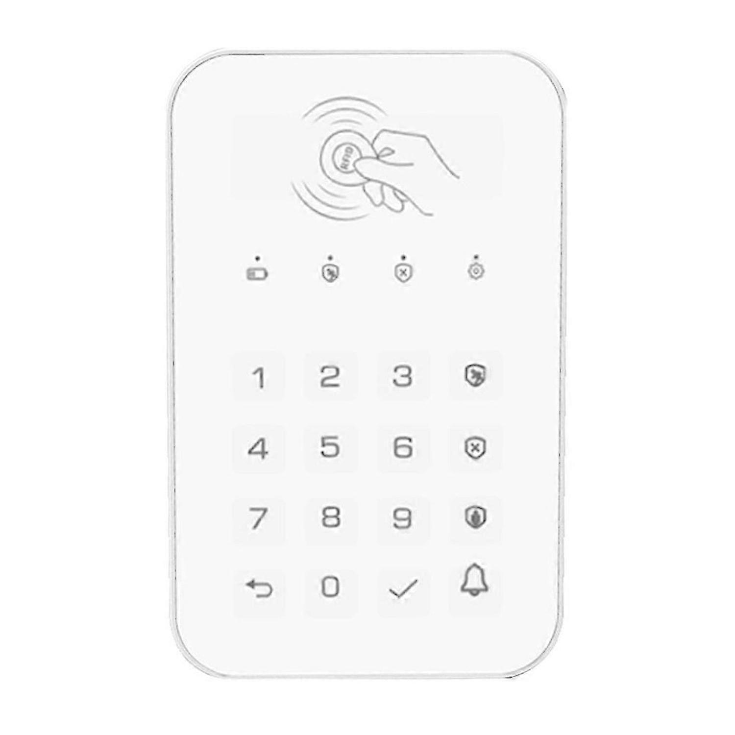 Wireless Touch Keypad Lock 433Mhz Frequency Ev1527 Weapon Code Unlock Security System Code RFID Connected Alarm Center