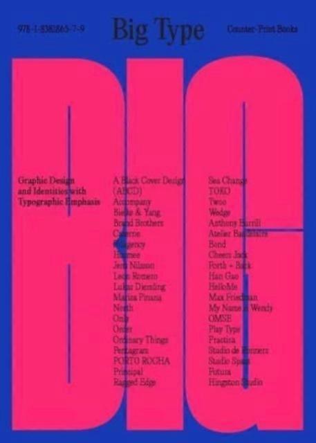 Big Type - Counter-Print - Paperback - English Book - Graphic design
