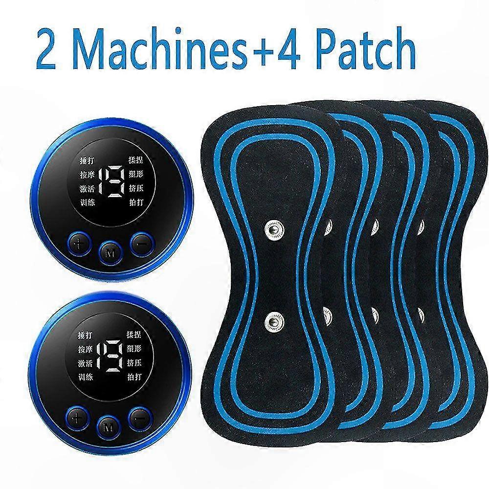 Rechargeable Neck Massager with 8 Modes and 19 Levels for Muscle Relief and Relaxation Therapy Device