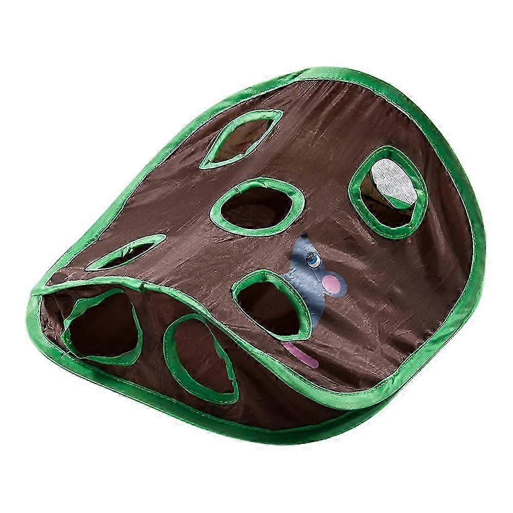 Foldable Cat Tunnel Tube Wire Breathable Cat Maze Tunnel Portable Training 2025