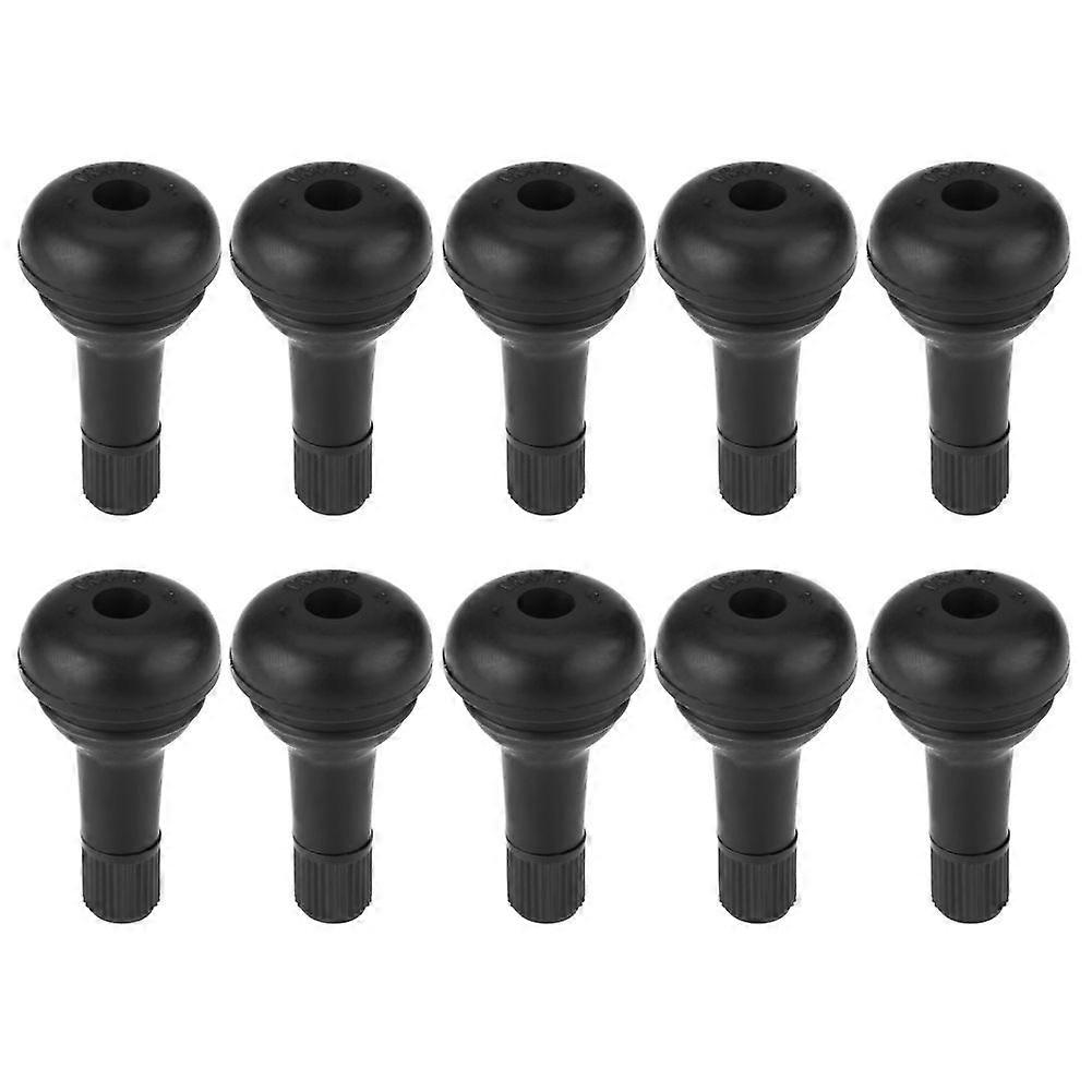 10Pcs Car Auto TR415 Wheel Snap In Tire Tyre Valve Stem Short Rubber Valve