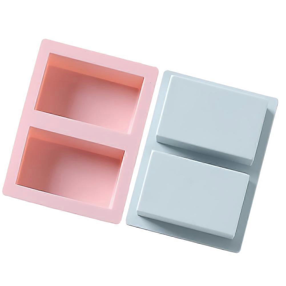 Soap Mold for Soap Making 2Pcs Flexible Silicone Handmade Mold Set