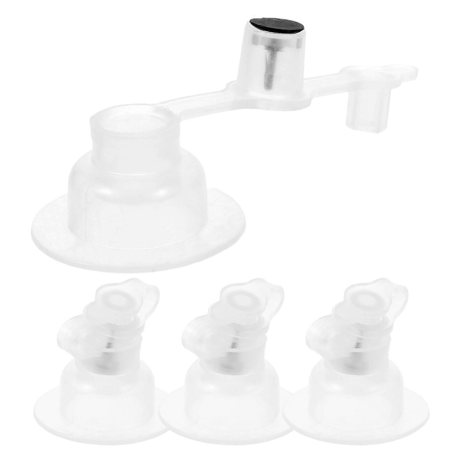 Plastic Valves 5Pcs Pump Nozzle For Swimming Float Adapters Perfect For Water Activities 8.50X3.40X2.00CM With Functionality