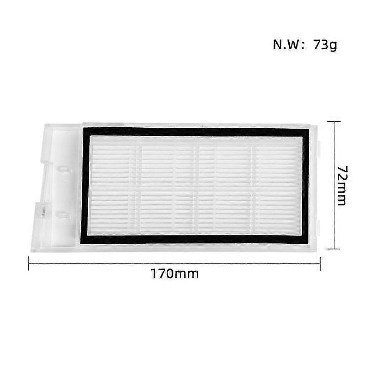 For Eve Plus SDJ01RM Robot Main Side Brush Hepa Filter Mop