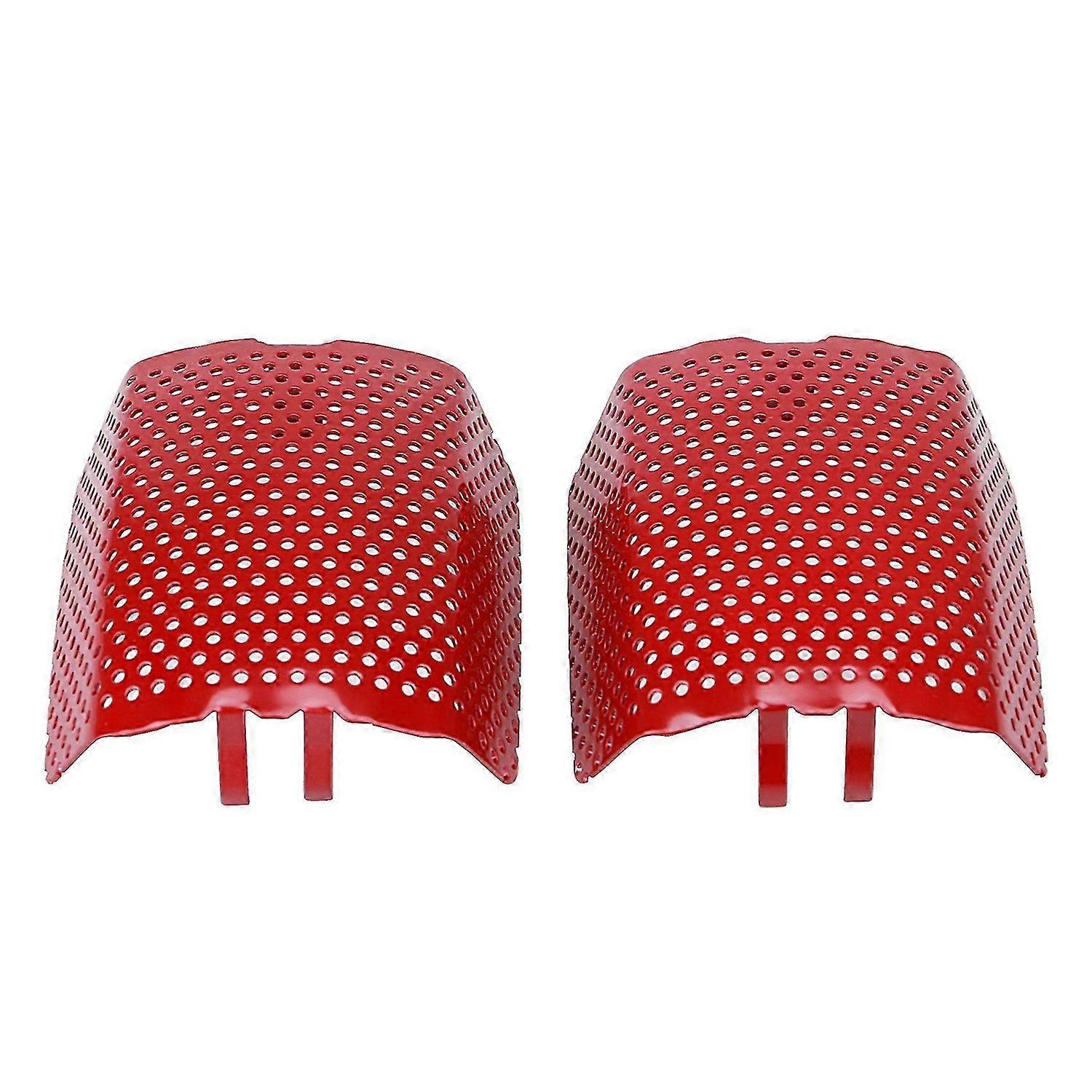 Frontscheibeneinsätze Bremssattelabdeckung für Harley Touring Rot