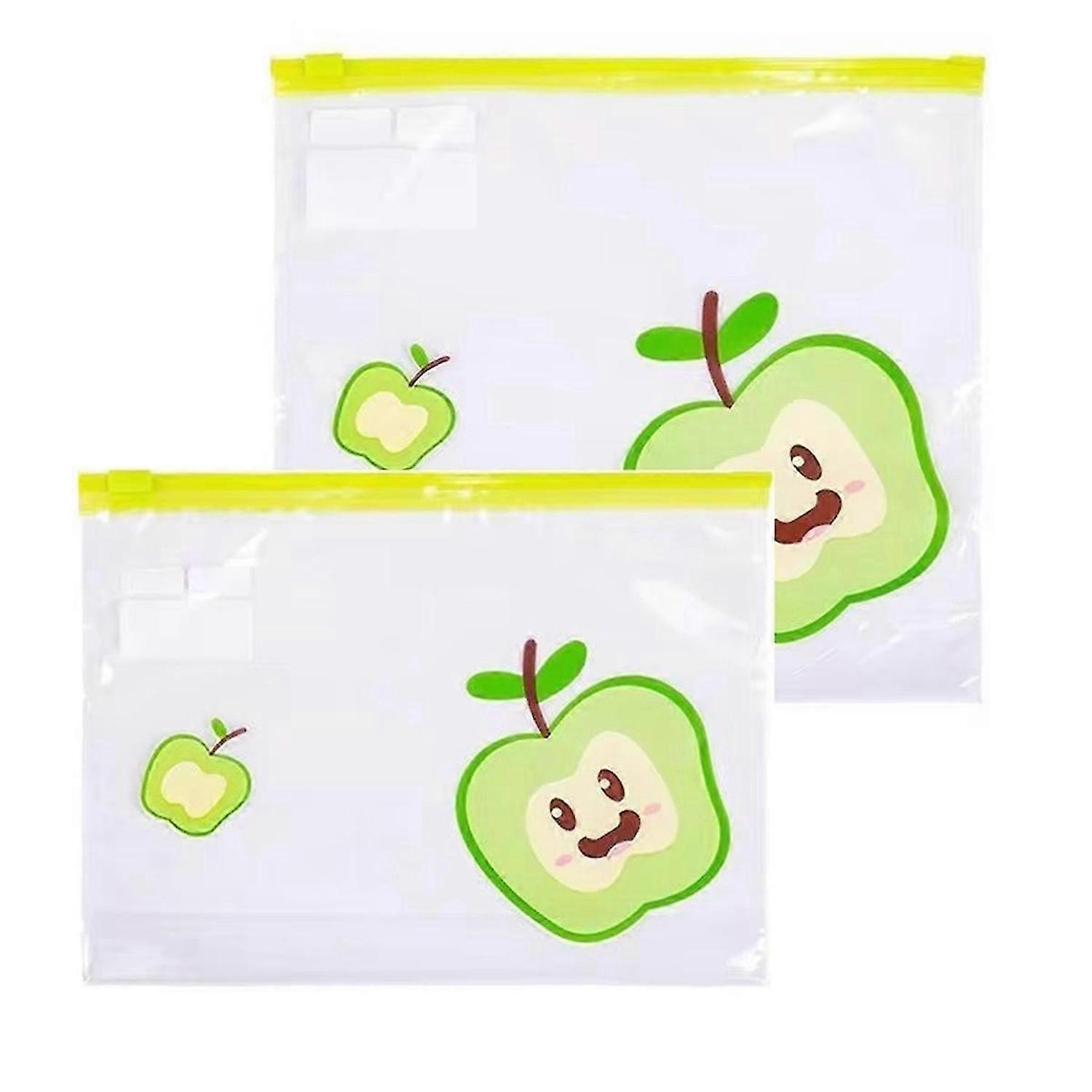 Reusable Food-grade Transparent Storage Bag Seal Container L+M