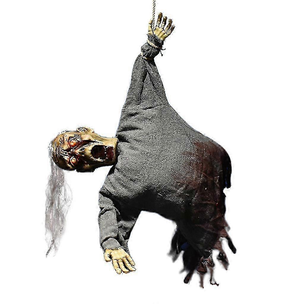 Halloween Decoration Hanging Ghost Pendant Scary Doll Ornaments For Lawn Garden Party Haunted House Props Holiday Decoration