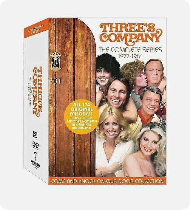 スリーズ・カンパニー:コンプリート・シリーズ・シーズン1-8(DVD、2018年、29枚組)NEW