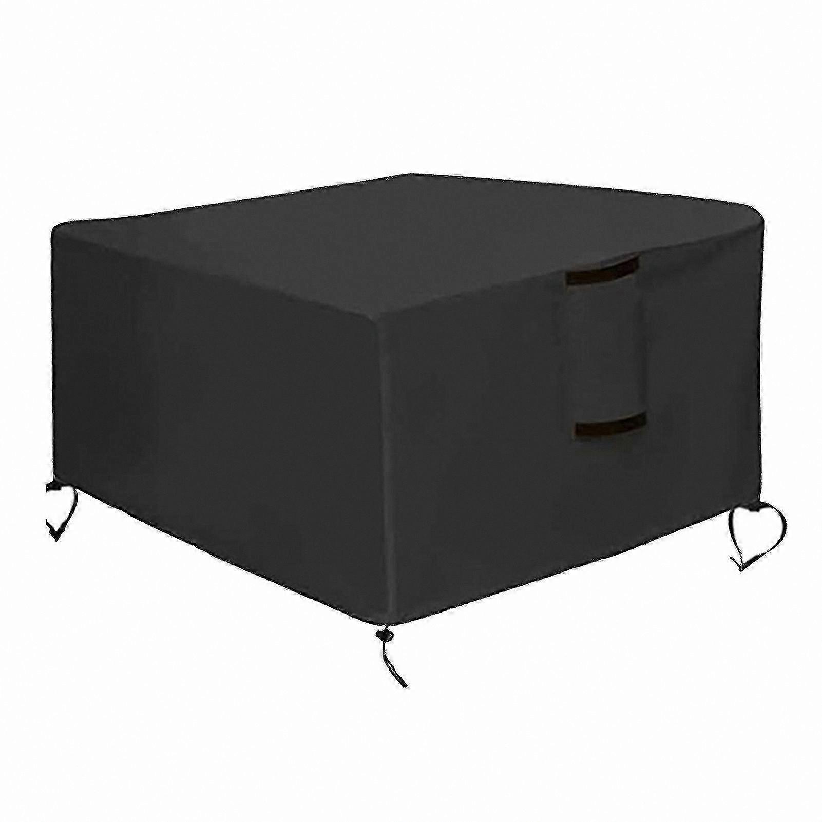 Weatherproof Protector for Square Fire Pit Table, Durable Outdoor Fireplace Cover