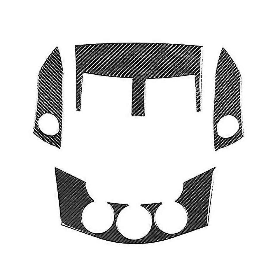 For Carbon Fiber Sticker Center Control Panel For 4