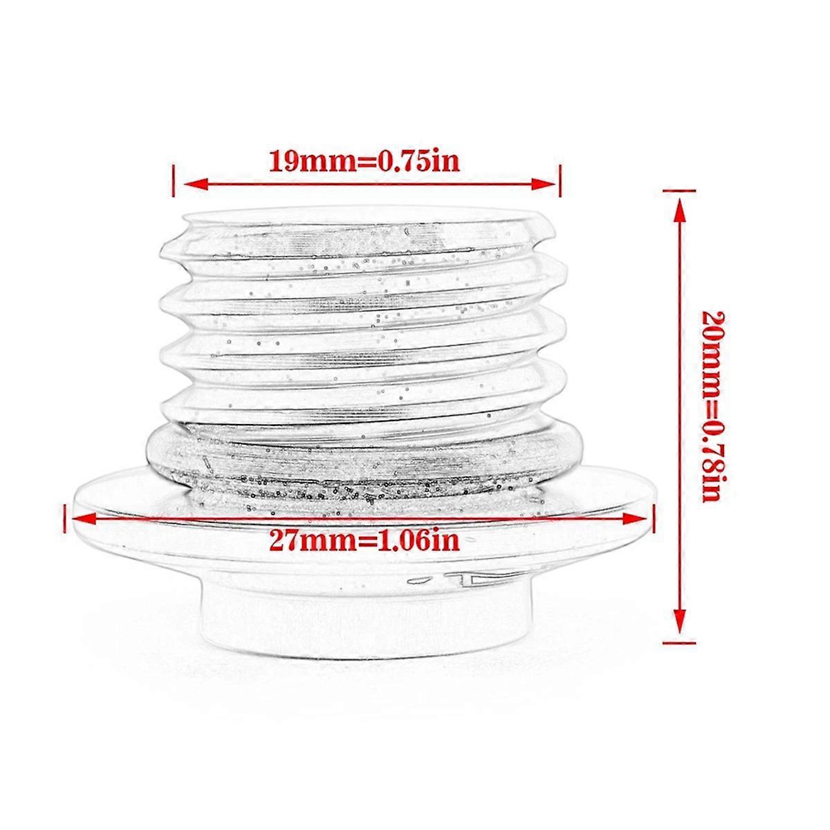 Black Motorcycle Engine Oil Filler Plug Cover for 