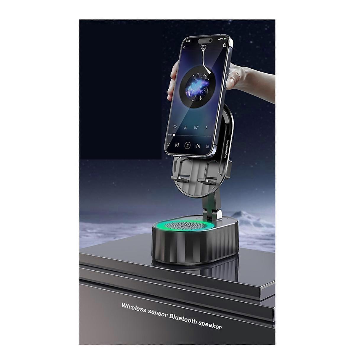  Phone Holder Inductive Bluetooth Speaker Holder White