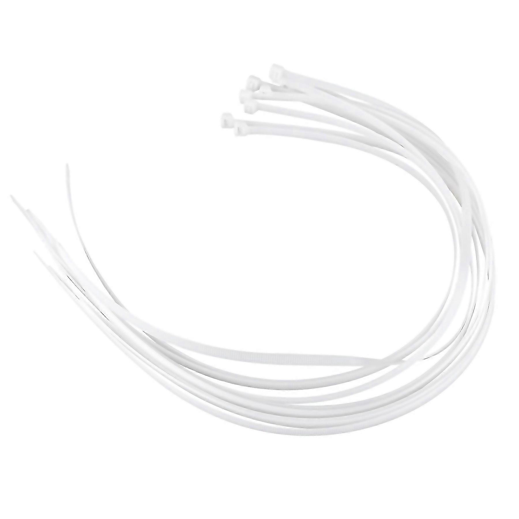 For 10x Extra Long 76cm Cable Ties Zip Wraps White