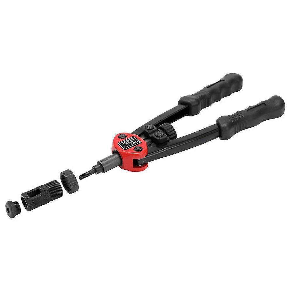 12in Labor-saving Hand Riveter BT-606 Double Insert Manual Rivet Machine Riveting Tools with Nuts