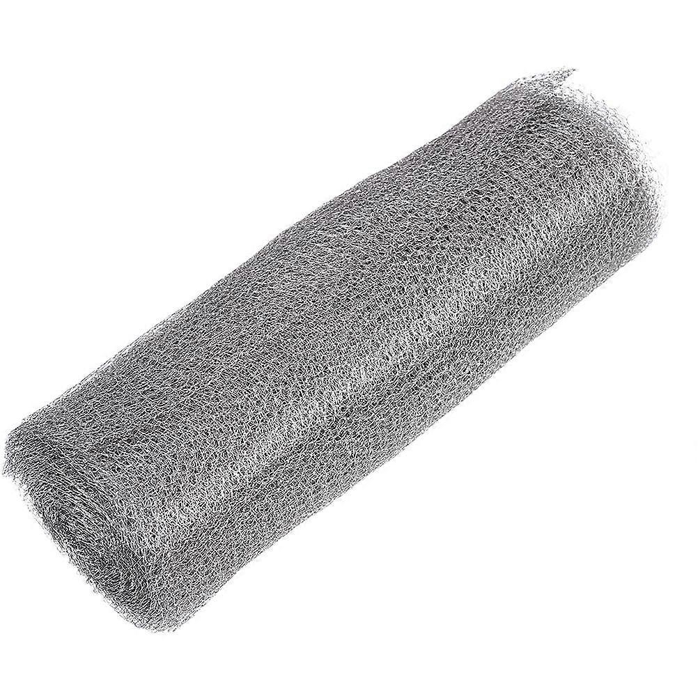 1 Roll Metal Mesh Gutter Guard Mesh Gutter Guard Cover to Prevent Drain Blockages