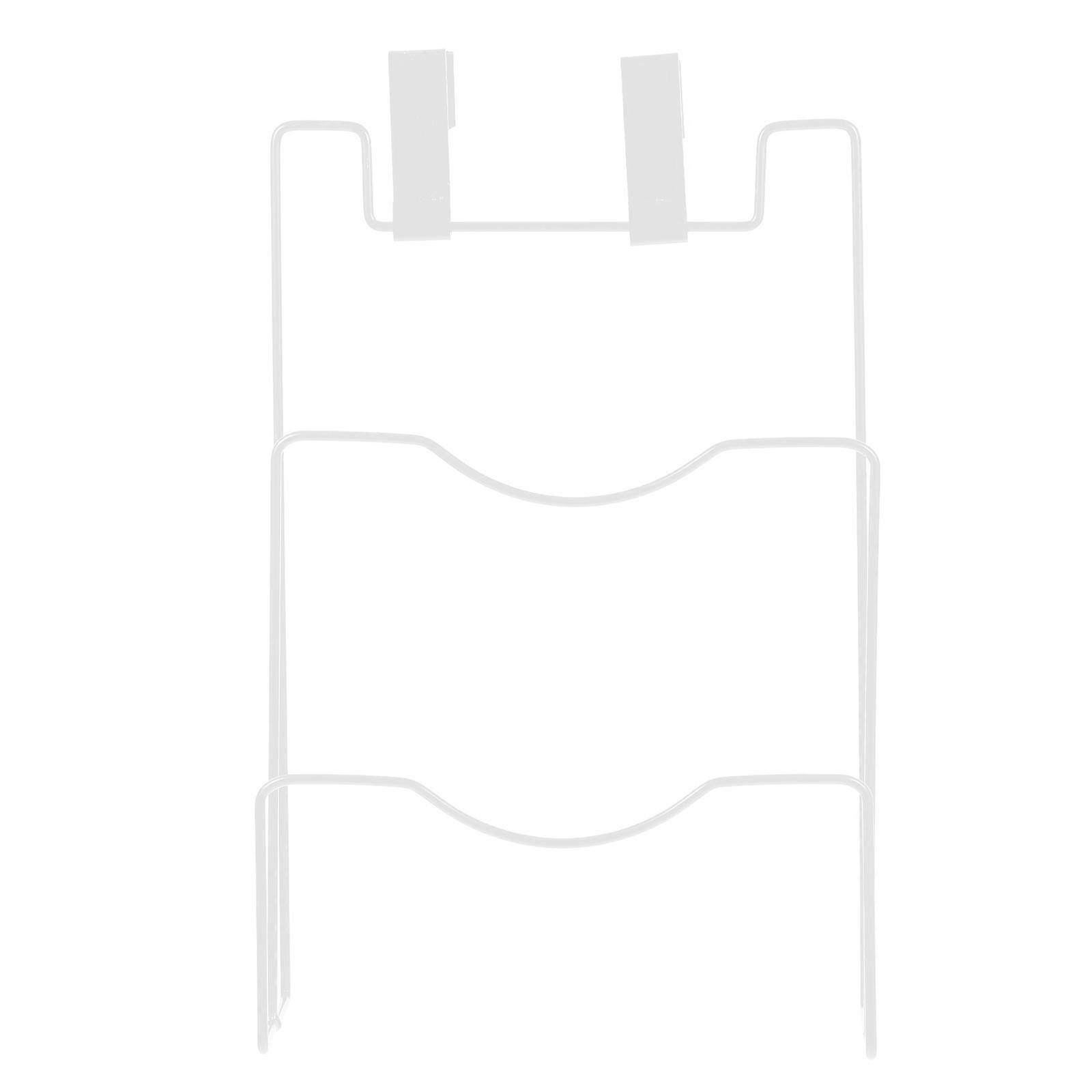 Wear-Resistant Pot Lid Holder for Storage Use 3Pcs White Rack