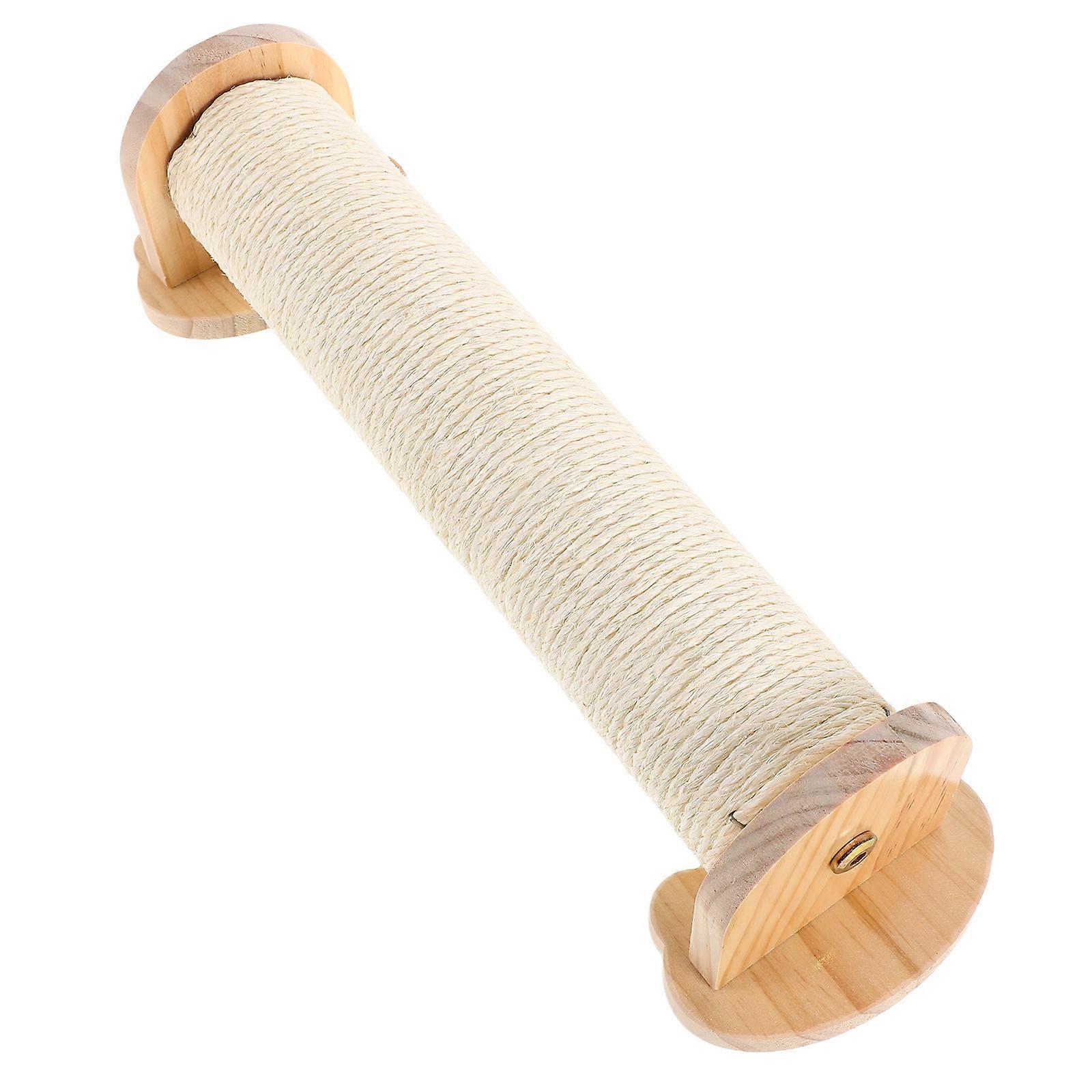 4Pcs Hanging Cat Scratching Post For Pet Owners Indoor Use With Durable Material And Claw Maintenance Function Beige Color