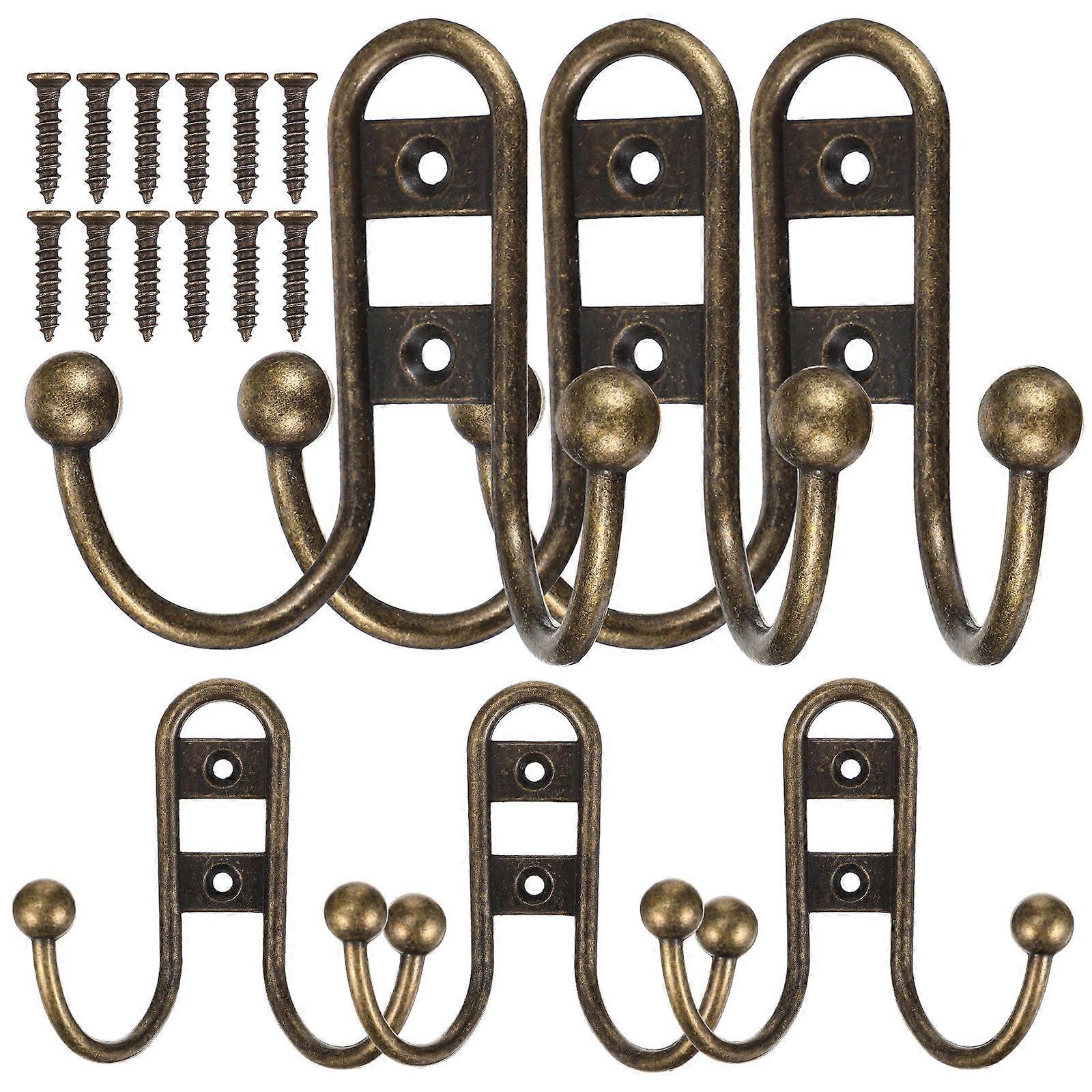 Iron Retro Hooks Storage Pcs Vintage Design Ideal For Homeowners In Various Rooms
