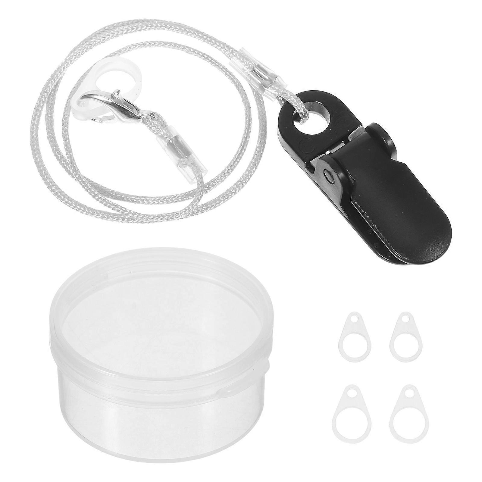 Adjustable Hearing Amplifier Retainer Secure Clip Lanyard 5Pcs