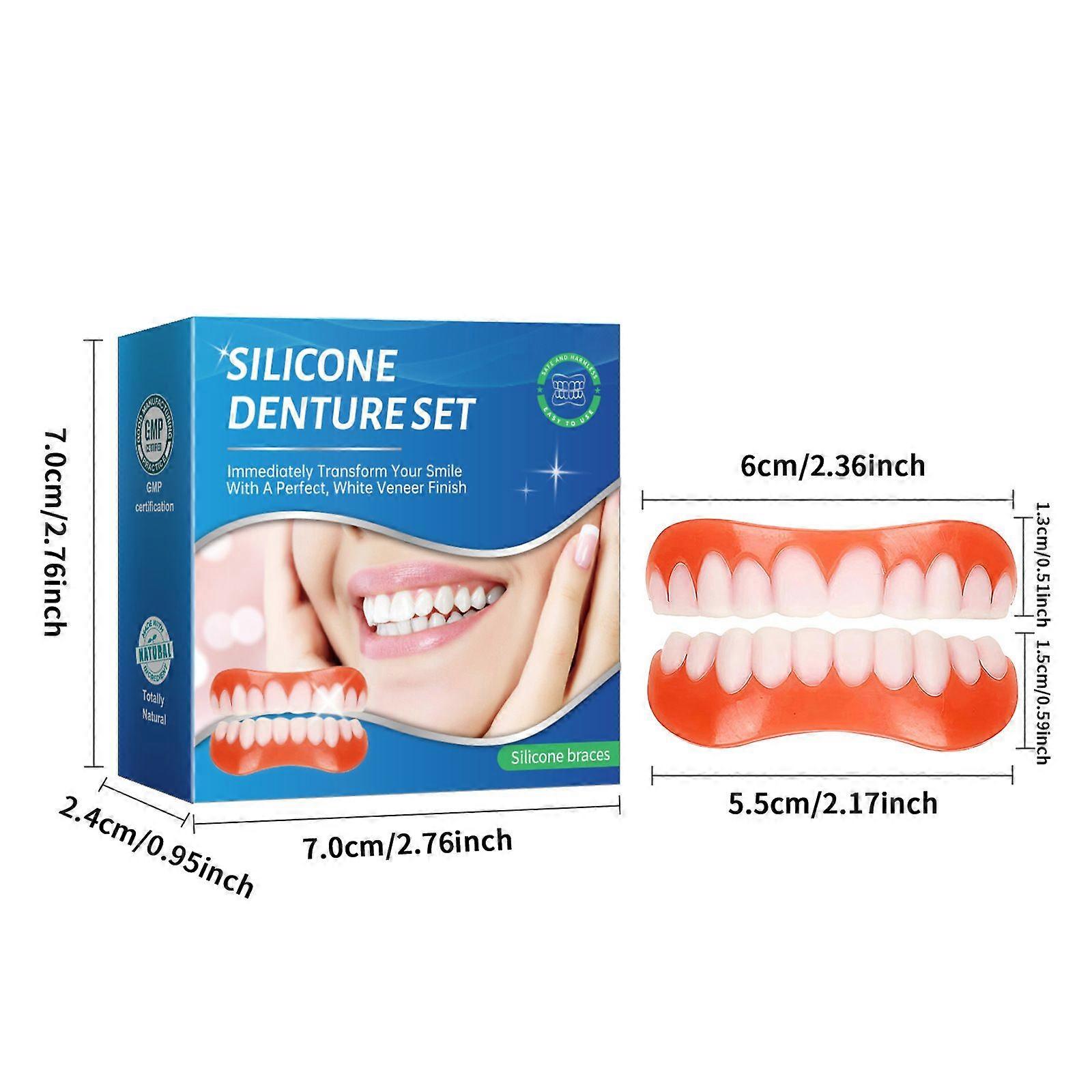 Teeth modification braces silicone simulation dentures set whitening teeth