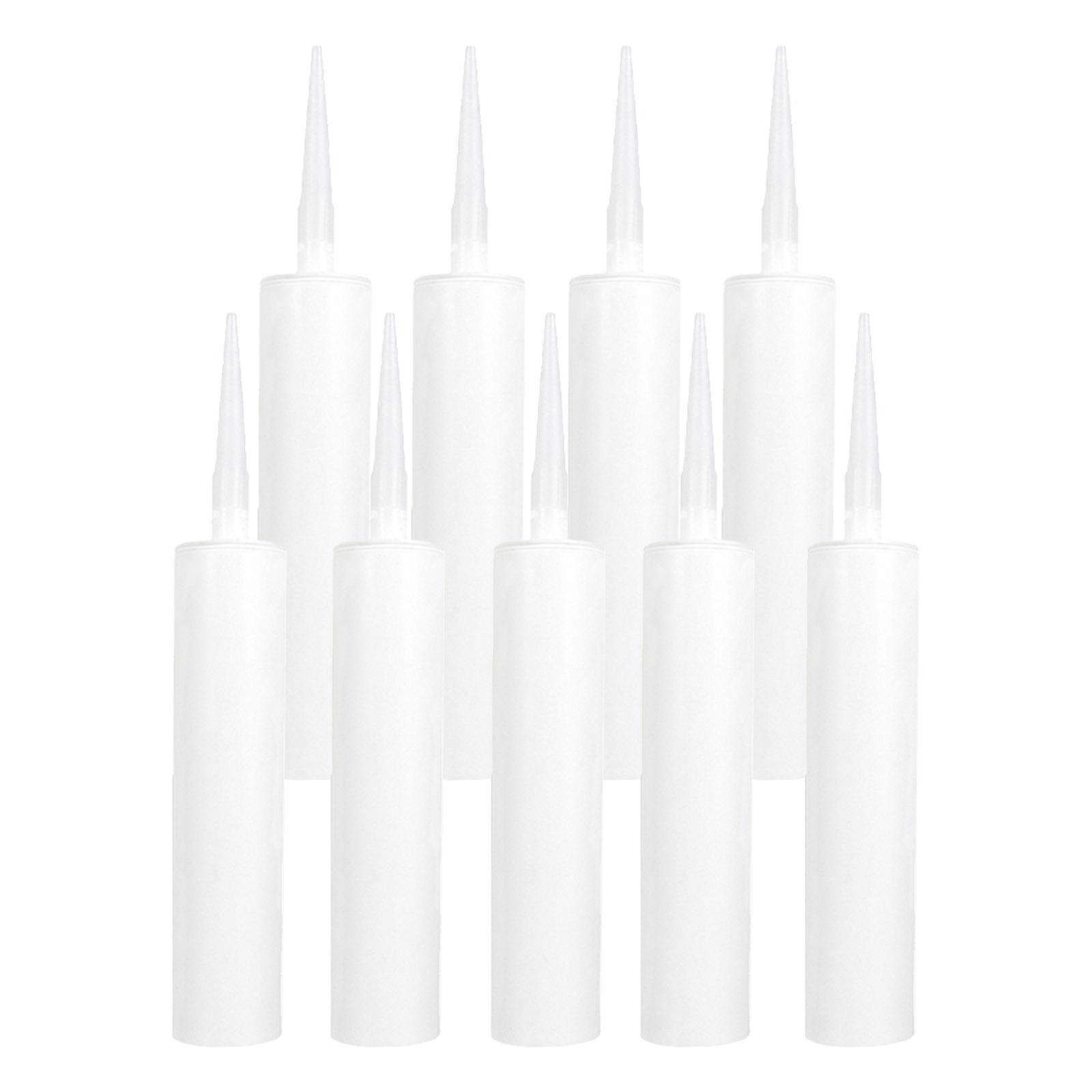 Reusable Caulk Tubes Empty Caulking Tubes for Caulking 90Pcs White Plastic