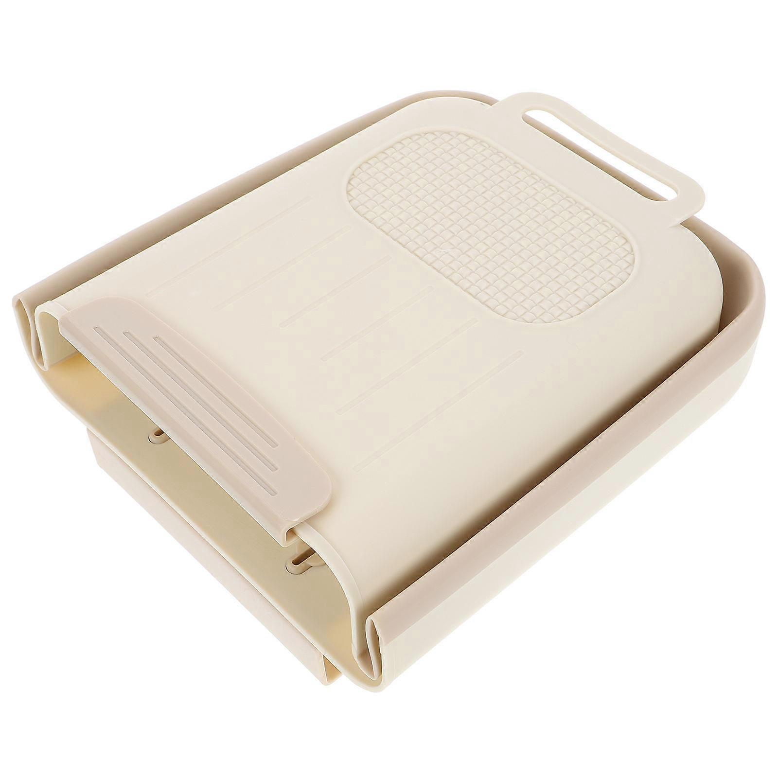 Hanging Waste Bin 2Pcs Bathroom Trash Can Easy Installation Multi-Color Rectangular Space Saving For Kitchen Organization