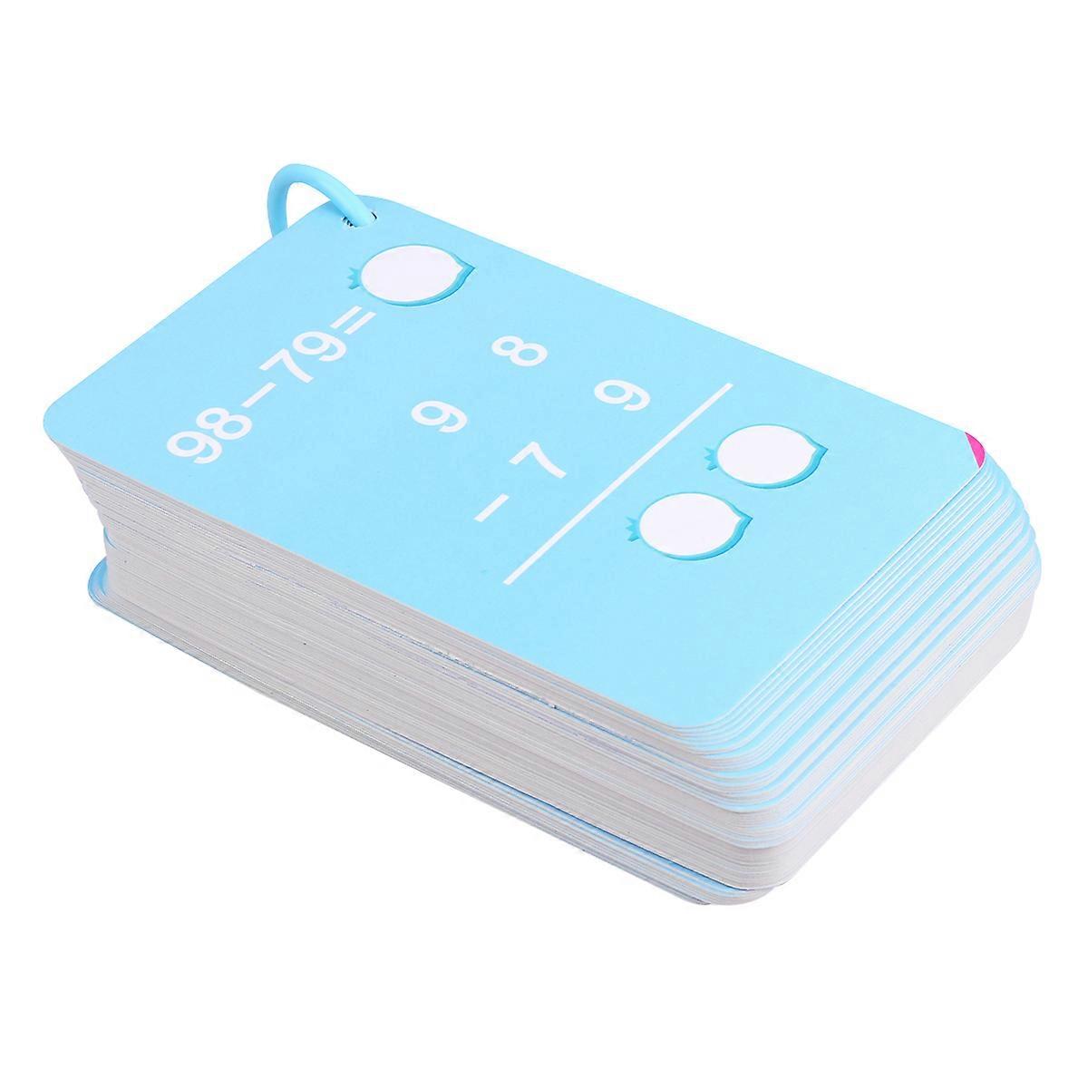 Educational Flash Cards Math Set for Kids for Subtraction Learning 2Sets