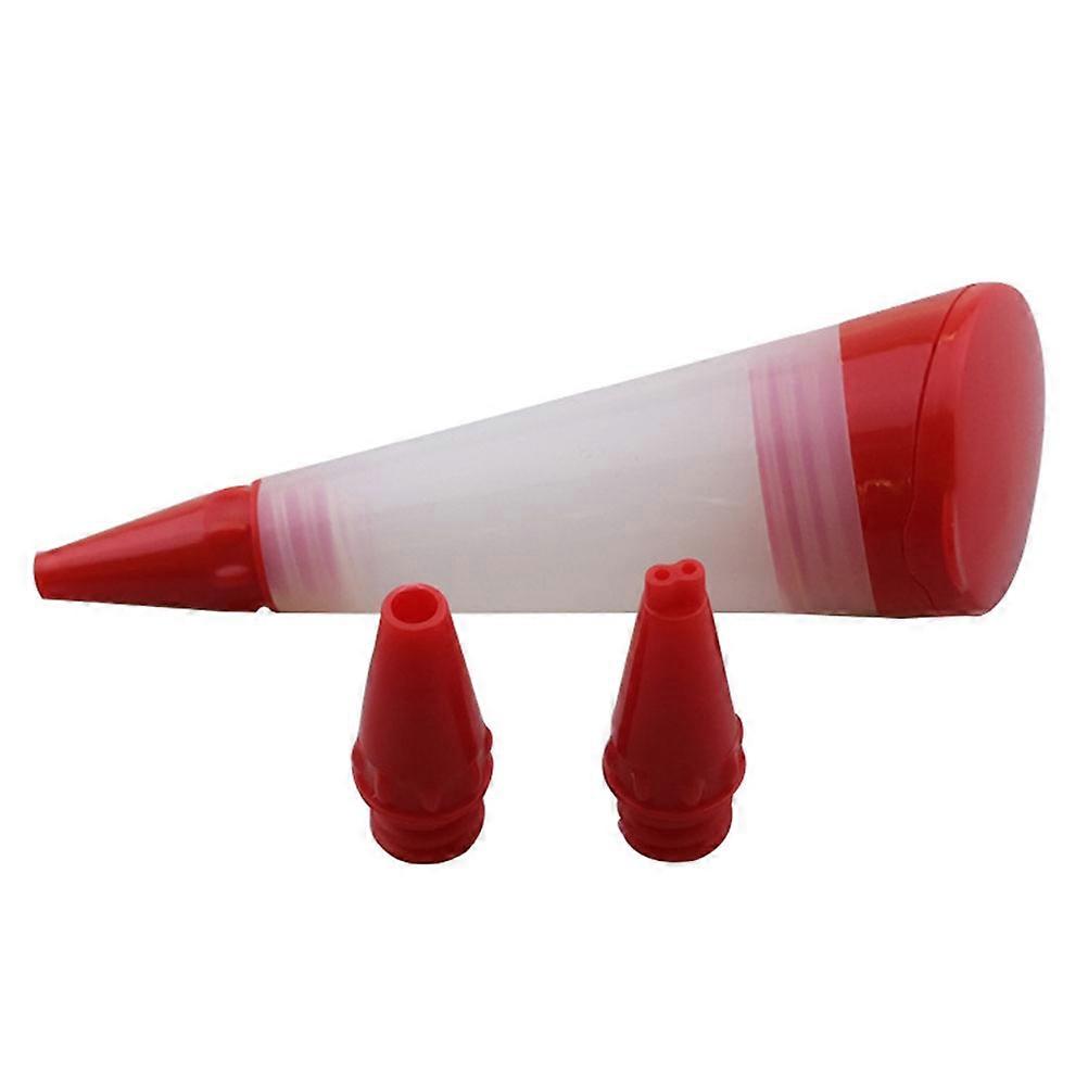 Cake Decorating Pen Plastic Dropper Red for Cake Decorating 100Pcs