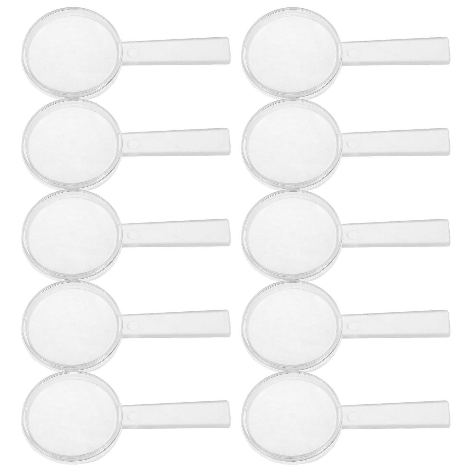 Transparent Magnifier for Kids Observation with 50Pcs Educational Toy
