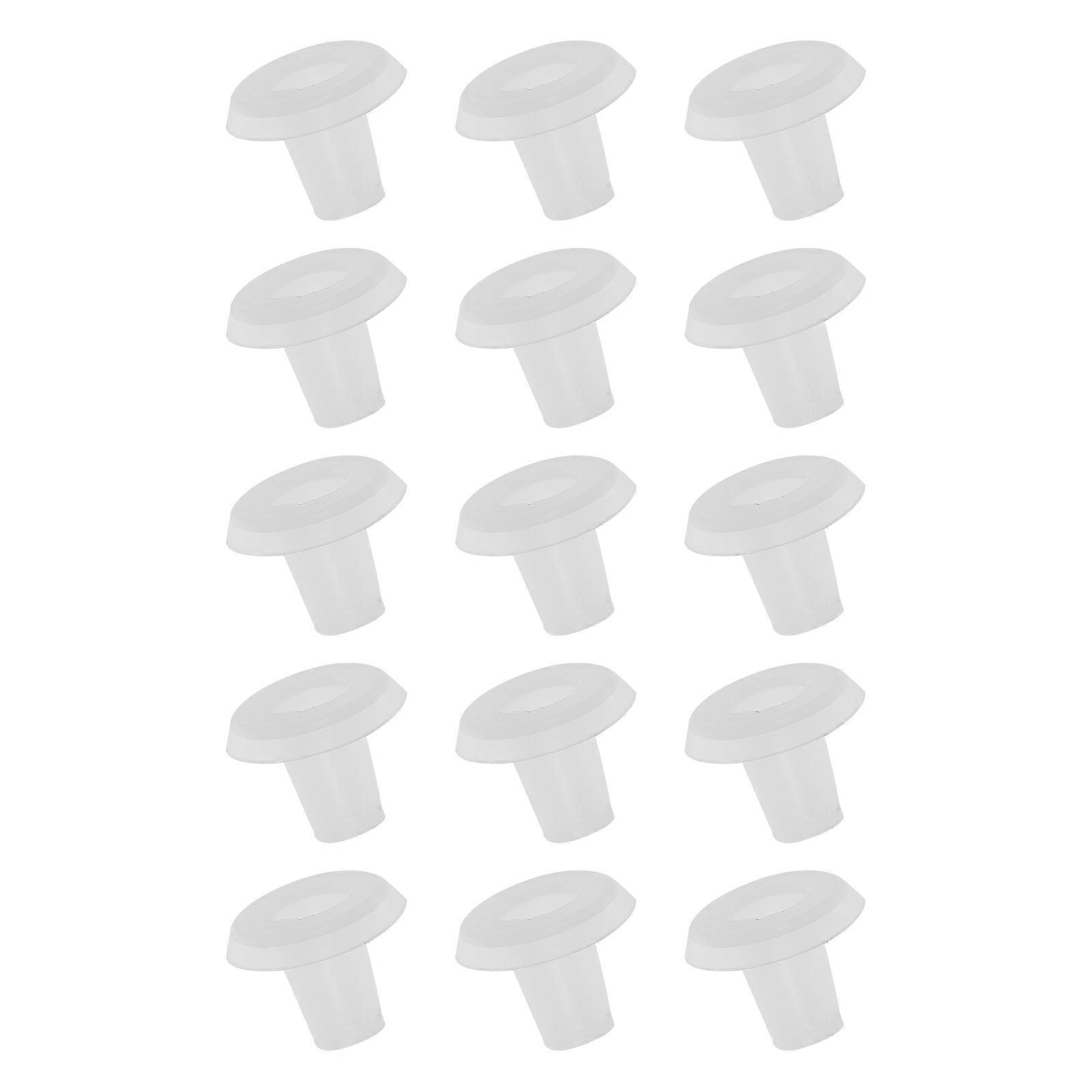 Transparent Blinds Bottom Rail Plugs for Curtain Accessories 60Pcs Pack