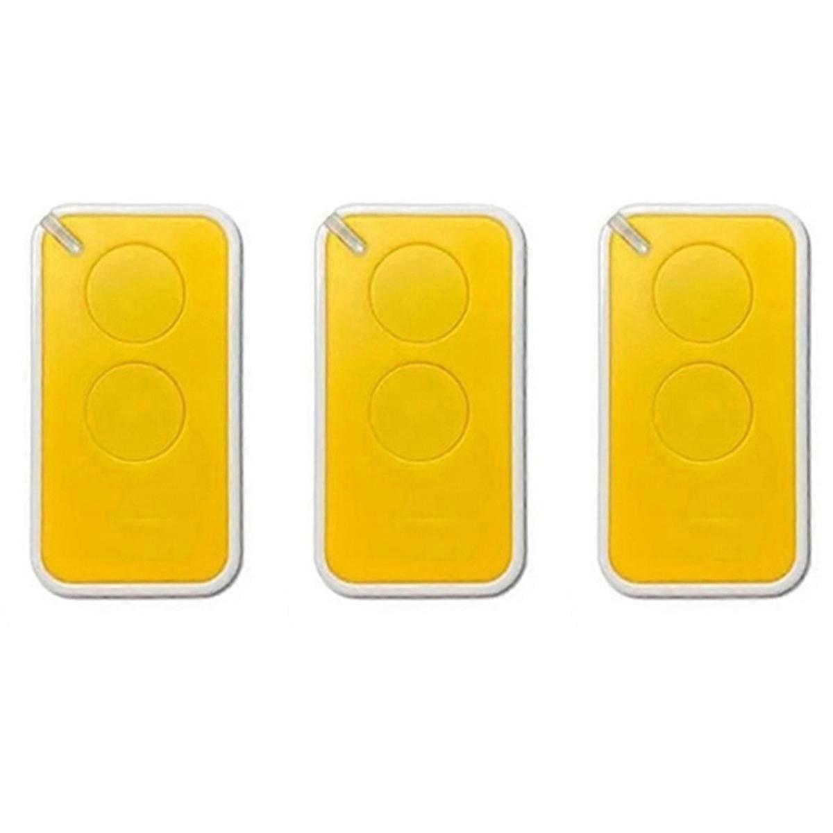 For NICE Universal Garage Remote Control 433.92MHz Yellow