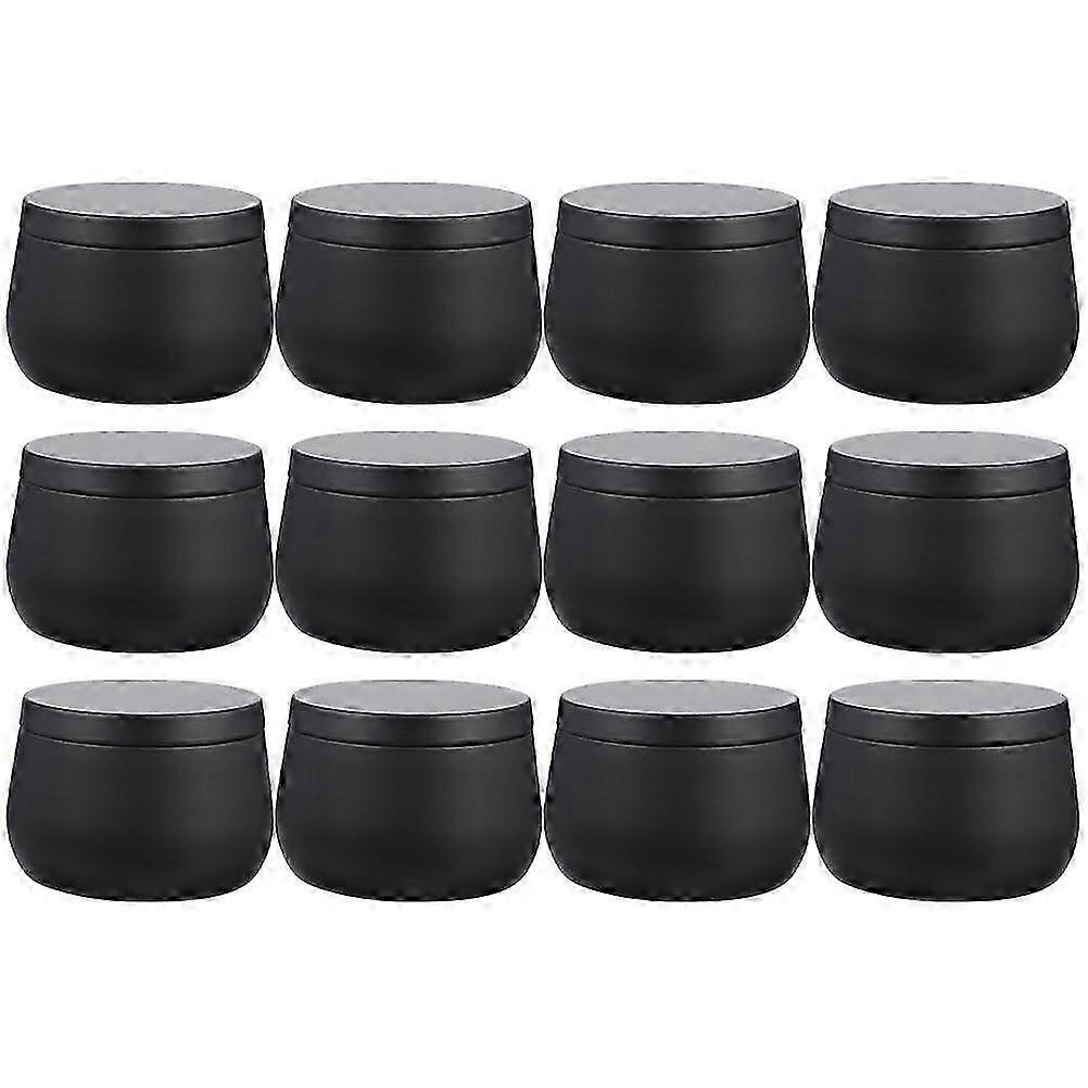 tinplate cans round sealed 12pcs for candies snacks packaging