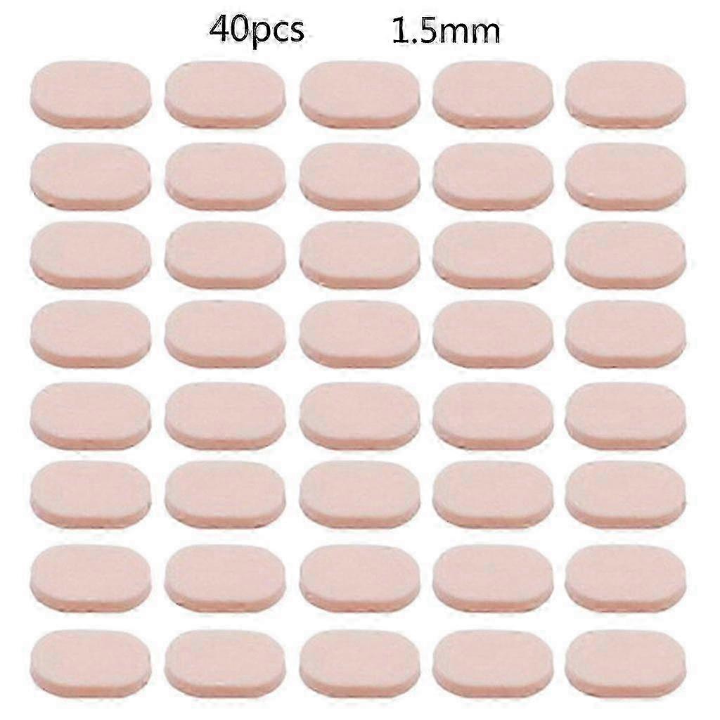 2025 40 Pcs Soft Foam Eyeglasses Nosepads Self Adhesive Anti-Slip Nose Pads Drop-Shaped Nose Pads Great for Plastic Frames skin color