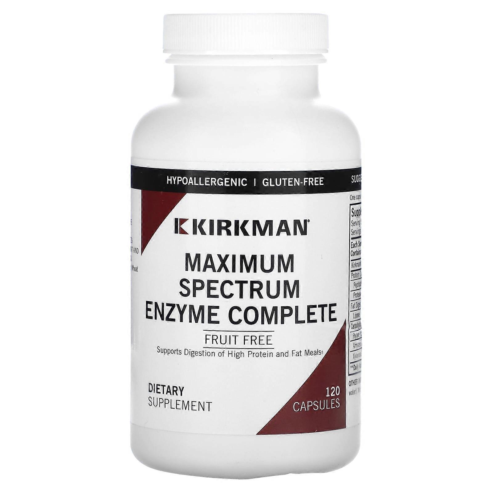 Maximum Spectrum Enzyme Complete, 120 Capsules