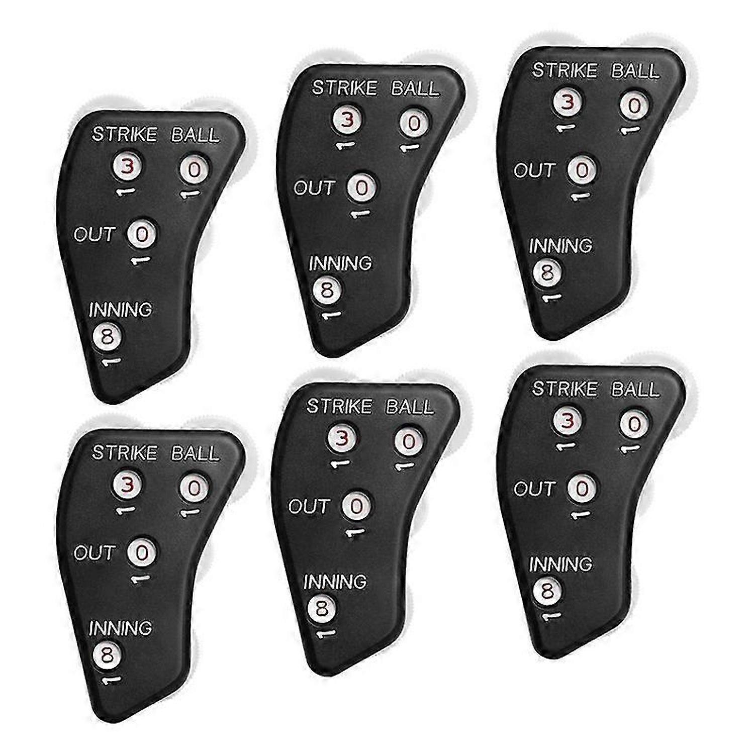 4 Wheel Baseball Umpire Clicker-Umpire Indicator Gear-Practical Baseball Counter Clicker for Scoreke