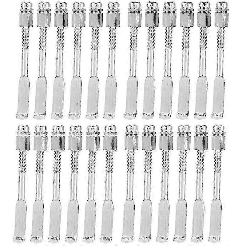 24 Pcs Standard Banjo Hooks,Adjustable Banjo Hooks Banjo Hook Holder Banjo Flat Hooks Parts Accesso