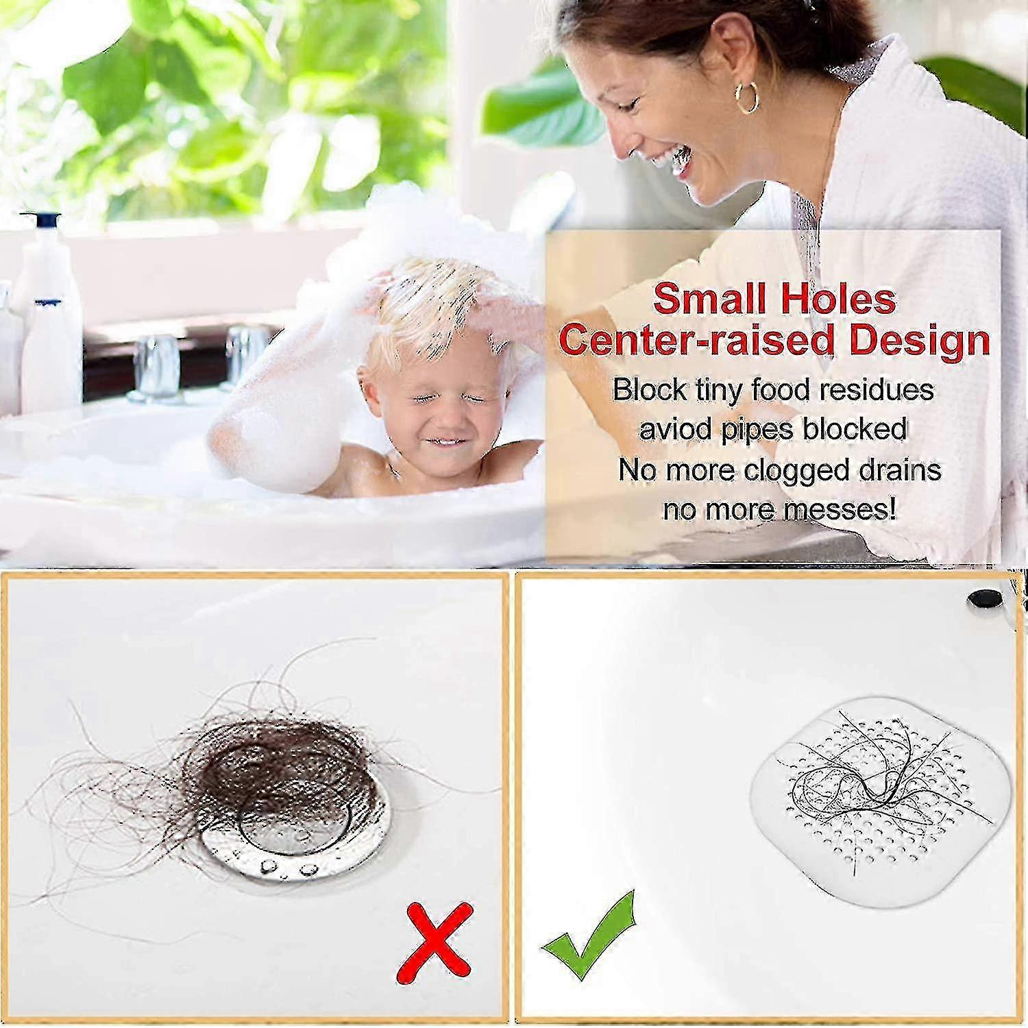 H Catcher,square H Drain Cover Compatible With Er Silic H Stopper With Suct 25-26