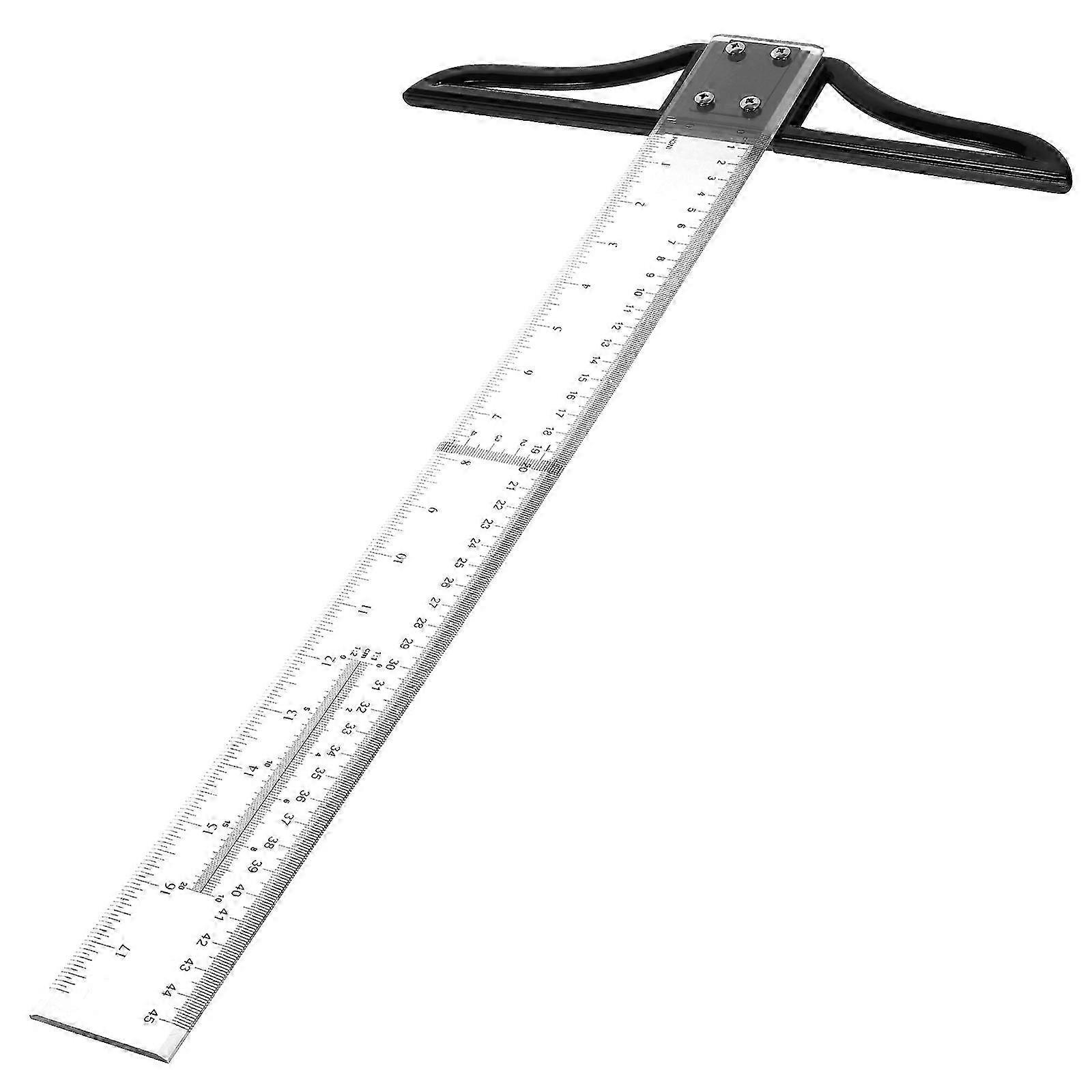 T Square Marking Ruler Carpentry Ruler Art Supplies T Ruler for Drafting 25-26
